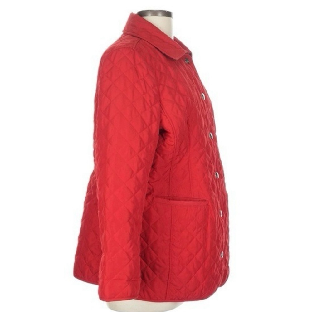 NWOT Chico's Modern Quilted Jacket - Red - Picture 3 of 10